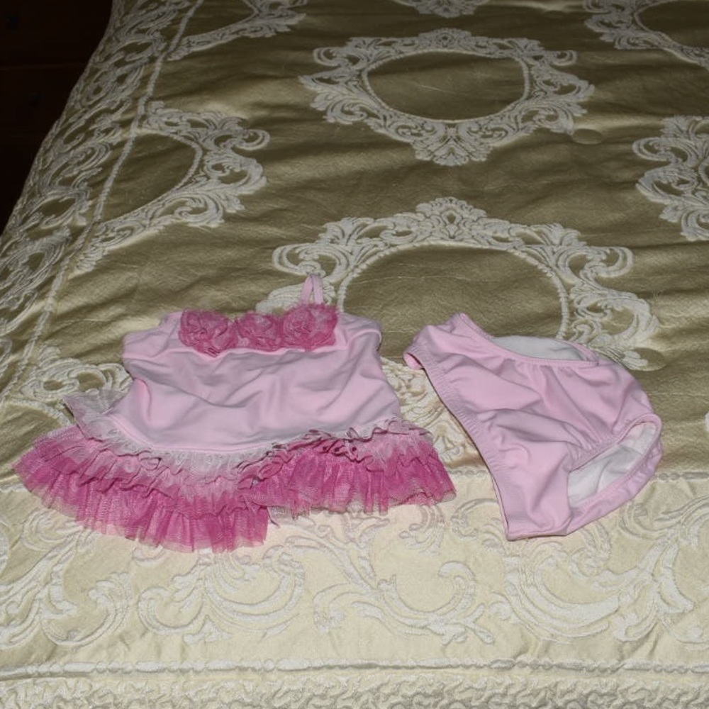 Worn once. Isobella & Chloe 12 m swimsuit